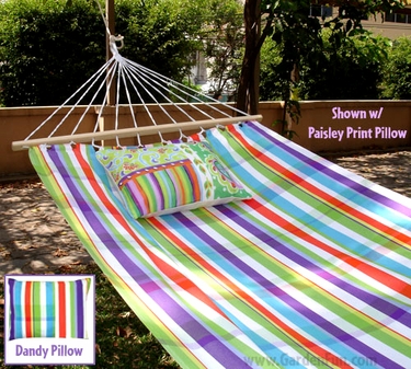 Fine & Dandy Striped Fabric Hammock - Click to enlarge
