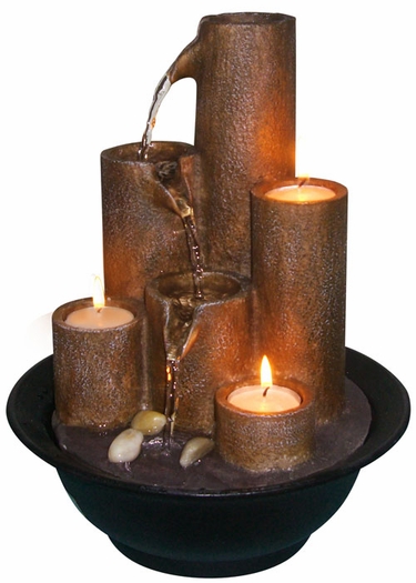 Fire & Water Candle Fountain - Click to enlarge