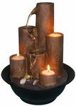 Fire & Water Candle Fountain