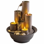 Fire & Water Candle Fountain