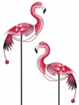 Flamingo Ball Wind Rocker Stakes (Set of 2)