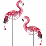 Flamingo Ball Wind Rocker Stakes (Set of 2)