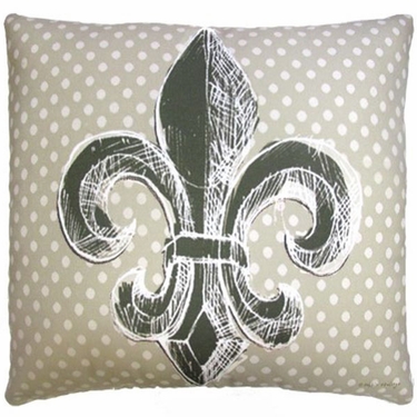 Fleur de Lis Outdoor Pillow - Click to enlarge