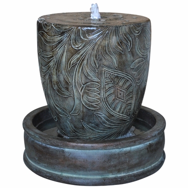 Floral Blessing Fountain w/LED Lights - Click to enlarge