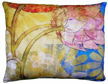 Floral Menagerie Outdoor Pillow - Click to enlarge