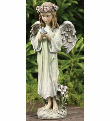 Flower Angel with Bird - Click to enlarge