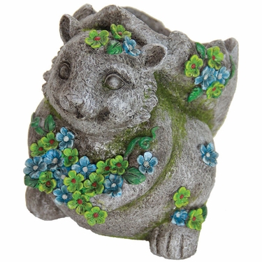 Flower Squirrel Planter - Click to enlarge