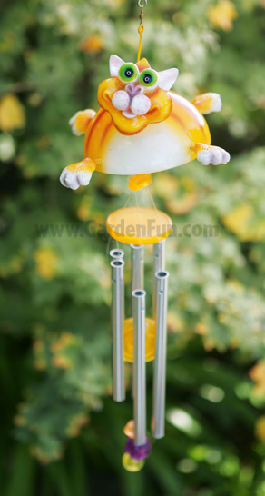 Flying Cat Wind Chime - Click to enlarge
