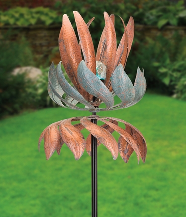 Solar Flying Lotus Wind Spinner - Click to enlarge