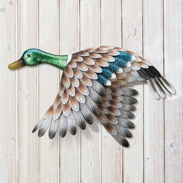 Flying Mallard Duck Wall Decor - Click to enlarge