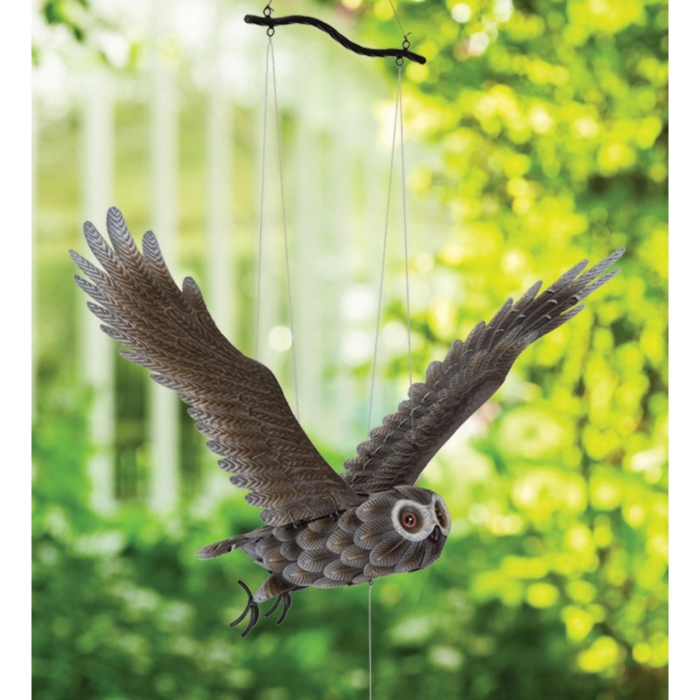 Flying Owl Bird Mobile - GardenFun.com
