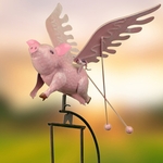 Small Flying Pig Balance Rocker Stake Small Flying Pig Balance Rocker Stake