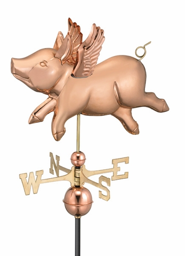 Flying Pig Weathervane - Click to enlarge