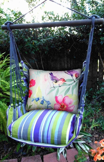 Folsom Aviary 2 Birds Hammock Chair Swing Set - Click to enlarge