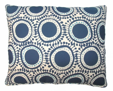 Folsom Blue Circles Outdoor Pillow - Click to enlarge