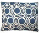Folsom Blue Circles Outdoor Pillow