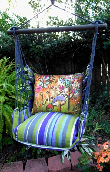 Folsom Impressions Mushroom Hammock Chair Swing Set - Click to enlarge