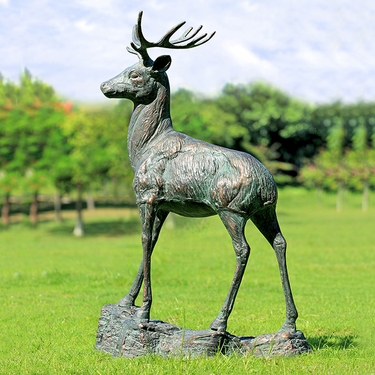 Forest Prince Deer Garden Sculpture - Click to enlarge