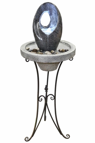 Forever Forward Flowing Fountain w/LED Light - Click to enlarge