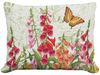 Foxgloves and Buttterfly Outdoor Pillow