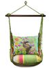 Fresh Lime Blue Birds with Watering Can Hammock Chair Swing Set