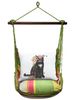 Fresh Lime Cat w/ Cherry Blossoms Hammock Chair Swing Set