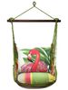 Fresh Lime Flamingo Pink Hammock Chair Swing Set