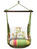Fresh Lime Hummingbird with Honeysuckle Hammock Chair Swing Set