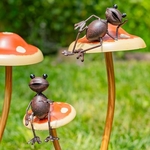 Friendly Frogs Garden Stakes (Set of 6)