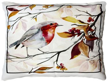 Friendly Robin I Outdoor Pillow - Click to enlarge