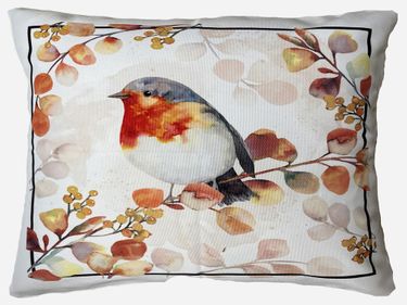 Friendly Robin II Outdoor Pillow - Click to enlarge