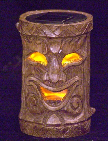 Friki Tiki Bamboo Solar Garden Stakes (Set of 4) - Click to enlarge