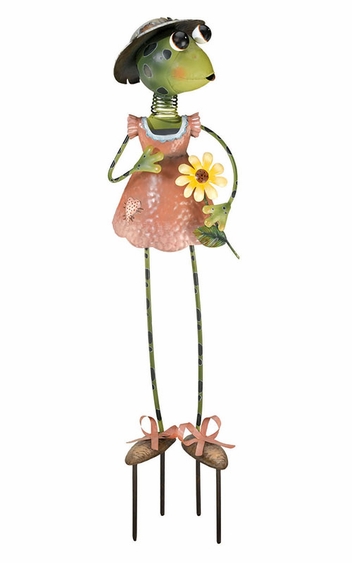 Frog Lady Garden Decor - Click to enlarge