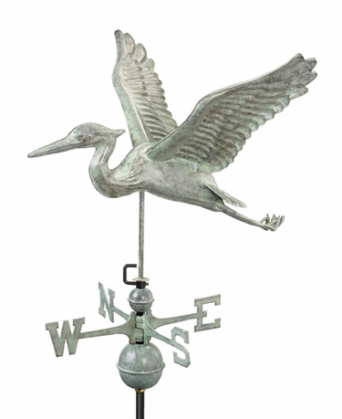Full-Sized Heron Weathervane - Click to enlarge