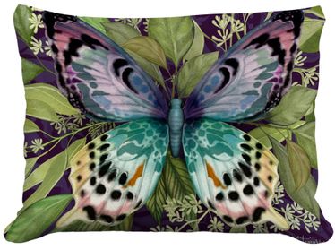 Mystic Garden Butterfly Outdoor Pillow - Click to enlarge
