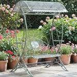 Garden Swing Bench w/Verdi Green Finish