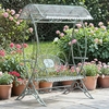 Garden Swing Bench w/Verdi Green Finish