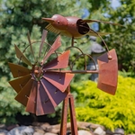 Garden Windmill Bird w/Moving Wings Garden Windmill Bird w/Moving Wings