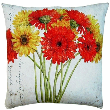 Gerbera Bouquet 2 Outdoor Pillow - Click to enlarge