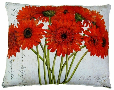 Gerbera Bouquet 3 Outdoor Pillow - Click to enlarge