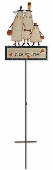 Ghost Family Garden Stake - Click to enlarge