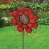 Giant Red Rustic Flower Stake (Set of 2)