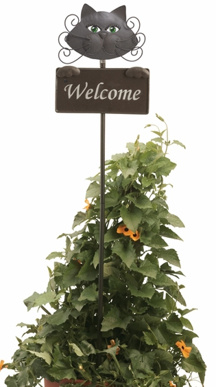 Glamour Cat Welcome Sign - Click to enlarge