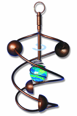 Glow-in-the-Dark Bronze Twirler - Click to enlarge