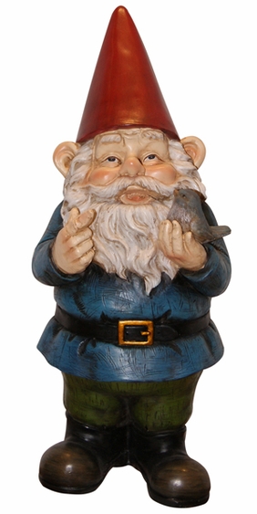 Gnome Explorer w/ Blue Bird - Click to enlarge