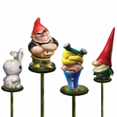 Gnomeo & Juliet Garden Stakes (Set of 4) - Click to enlarge