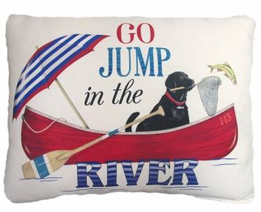 Go Jump in the River Outdoor Pillow - Click to enlarge