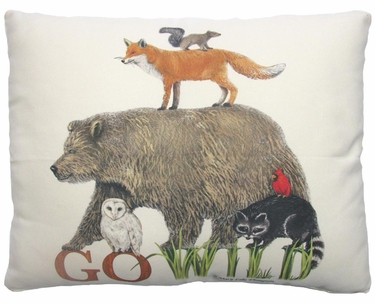 Go Wild Outdoor Pillow - Click to enlarge