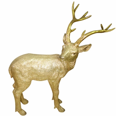 Gold Deer Statue - Small - Click to enlarge