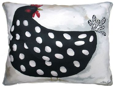 Good Chicks (left) Outdoor Pillow - Click to enlarge